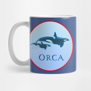 Killer whale ORCA dolphin Mug